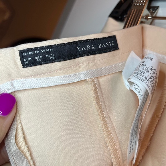 Medium Zara Basic Light Peach Skirt - Picture 5 of 10